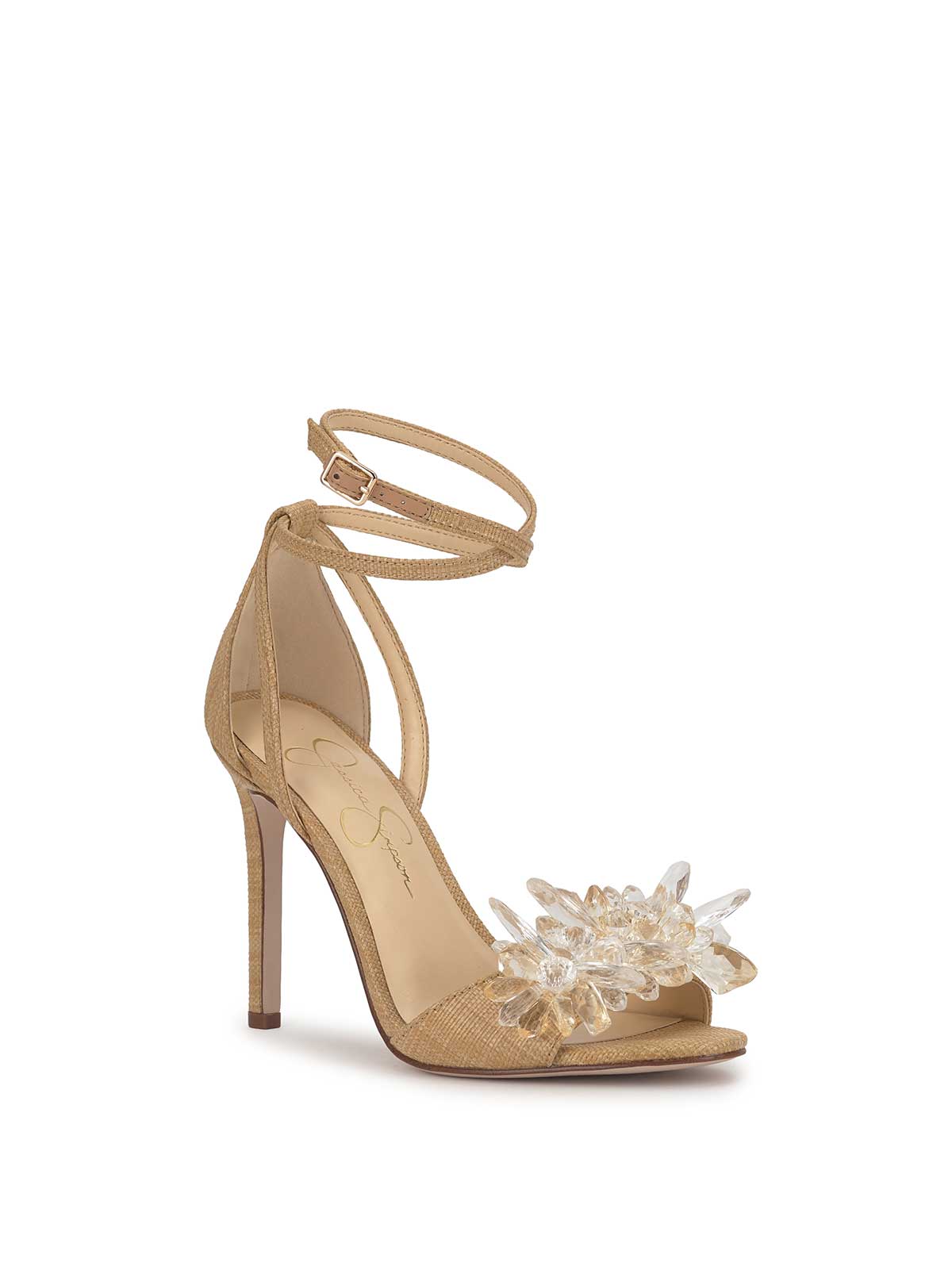 Jessica Simpson Janivah High Heel in Natural Raffia