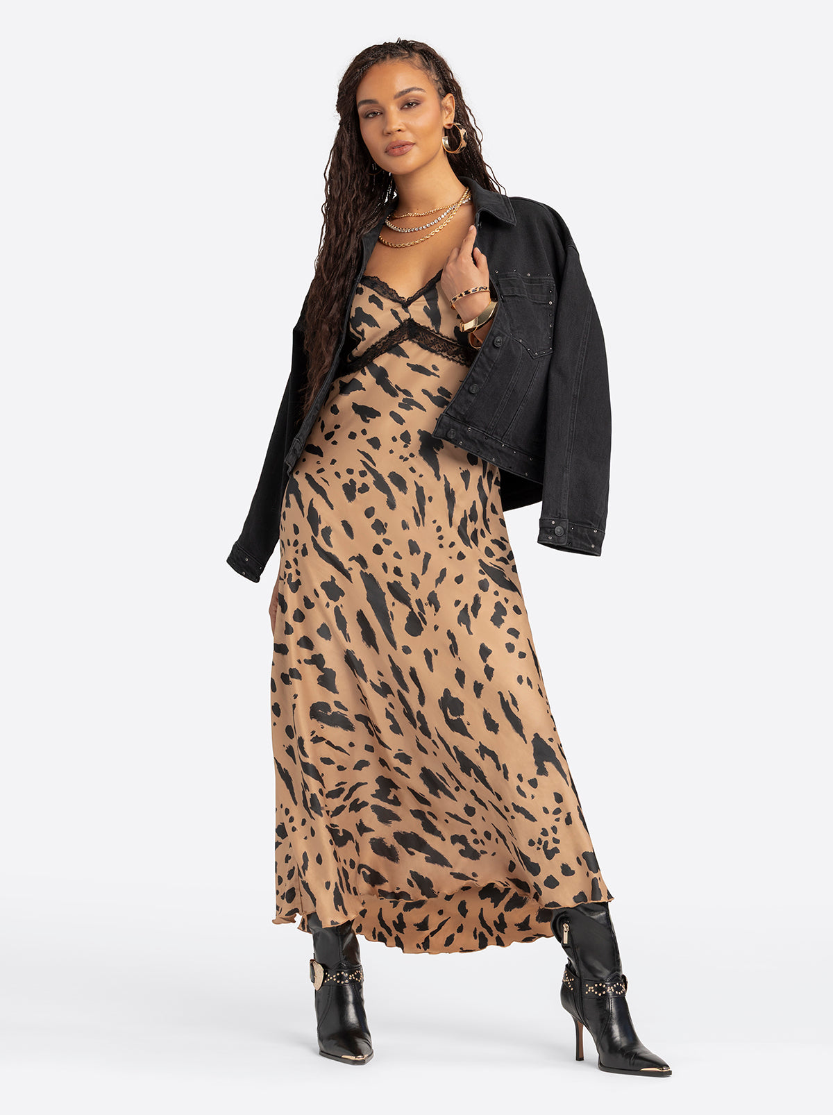 Jessica Simpson Jessica Simpson 2.0 Bias Dress in Animal Print