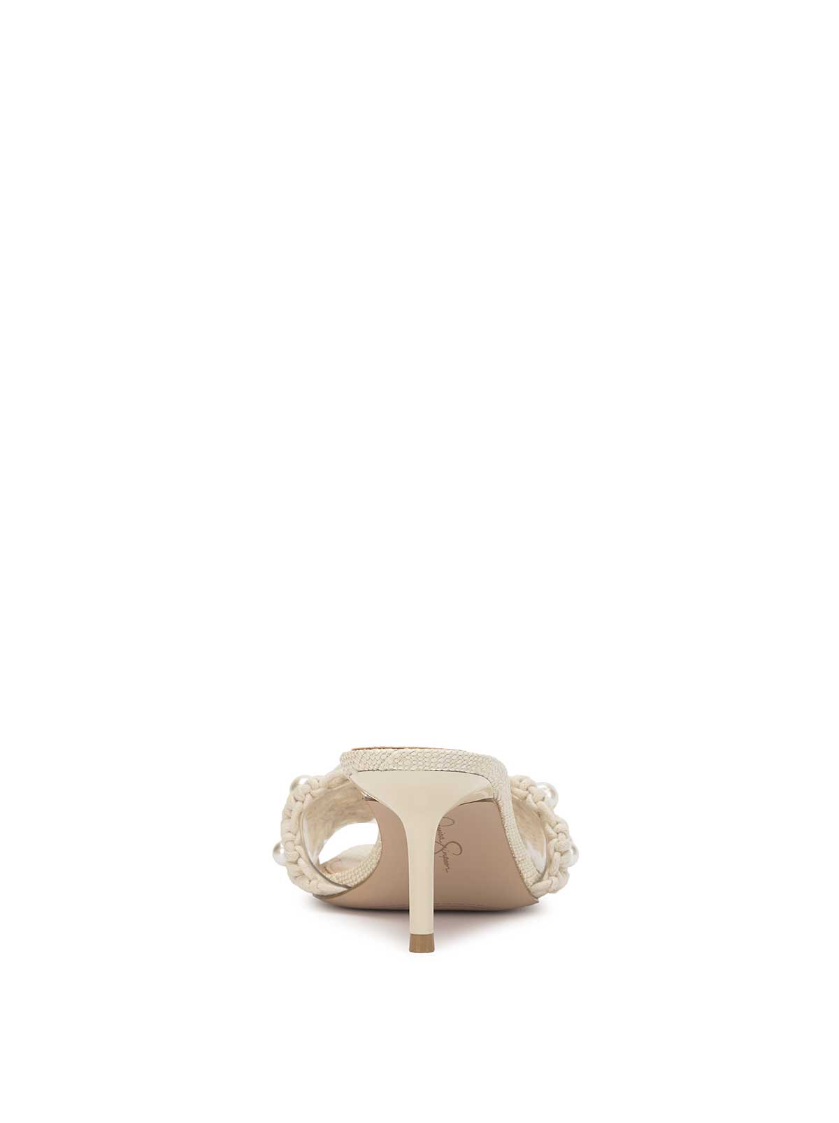 Jessica Simpson Cameleah Heeled Sandal in Cream