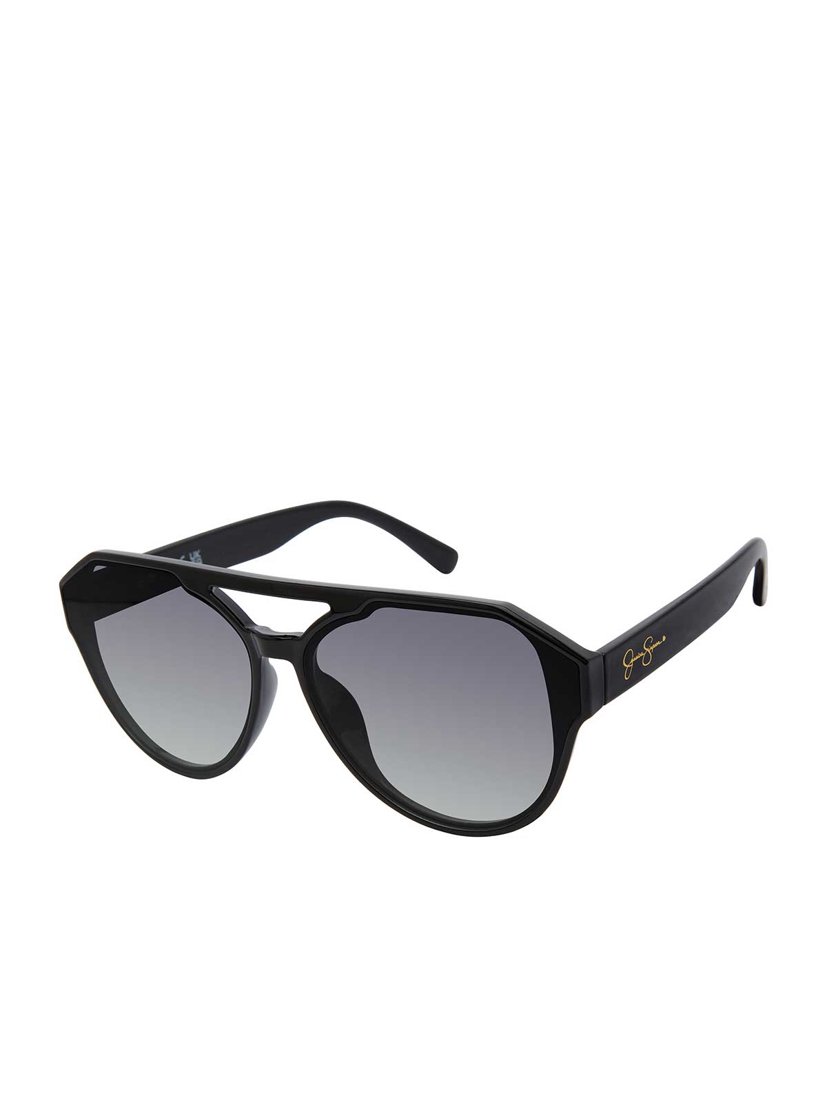 Jessica Simpson Aviator Sunglasses in Black