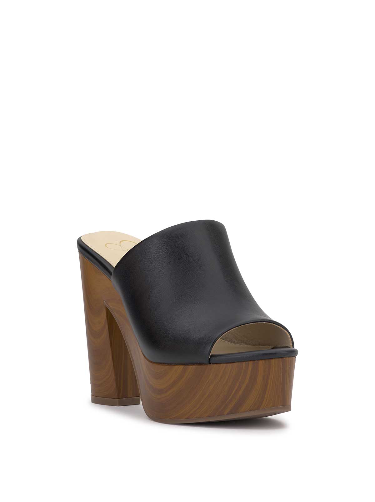 Jessica Simpson Shelbie Platform Slide in Black