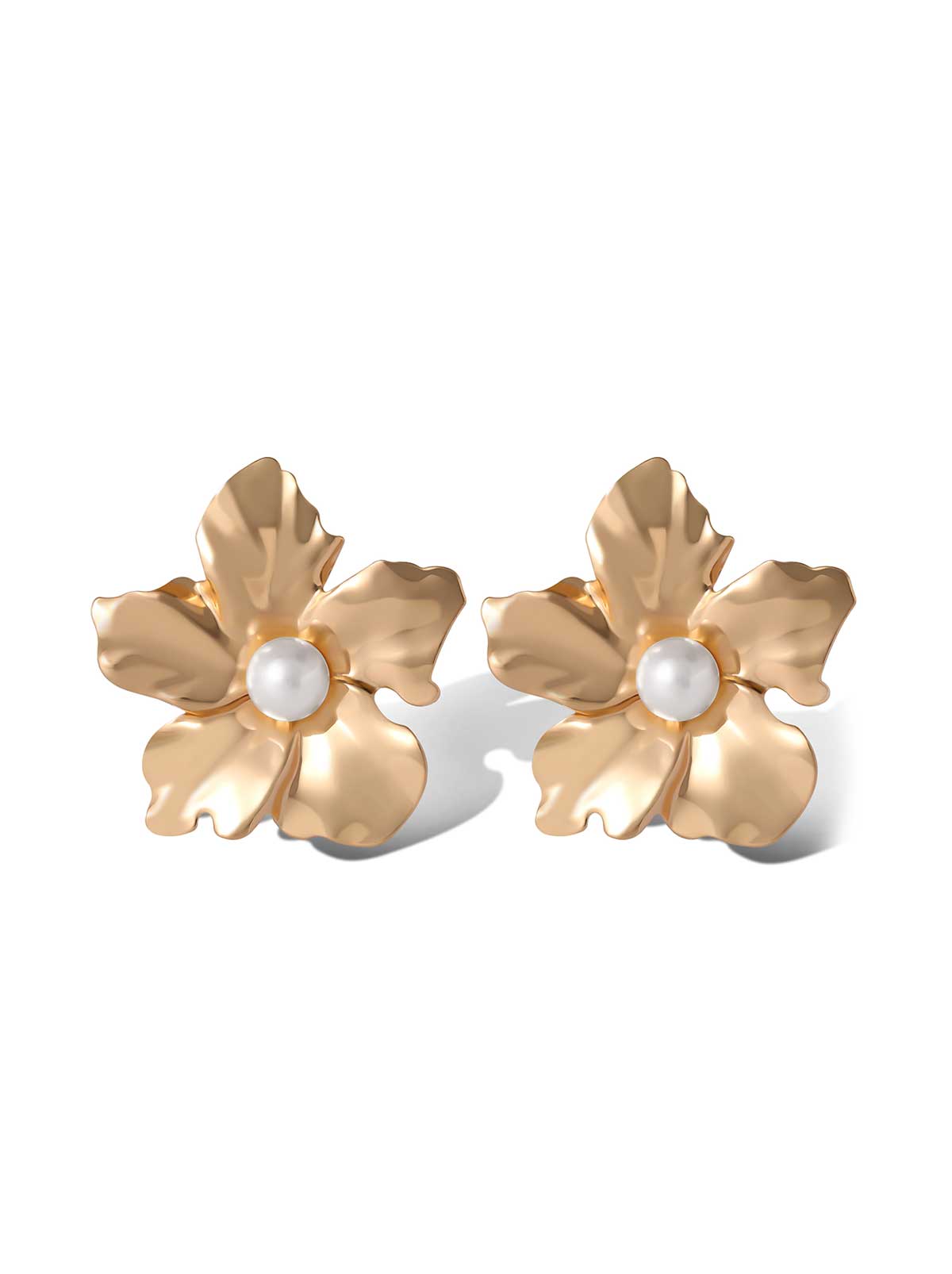 Jessica Simpson Floral Stud Earrings