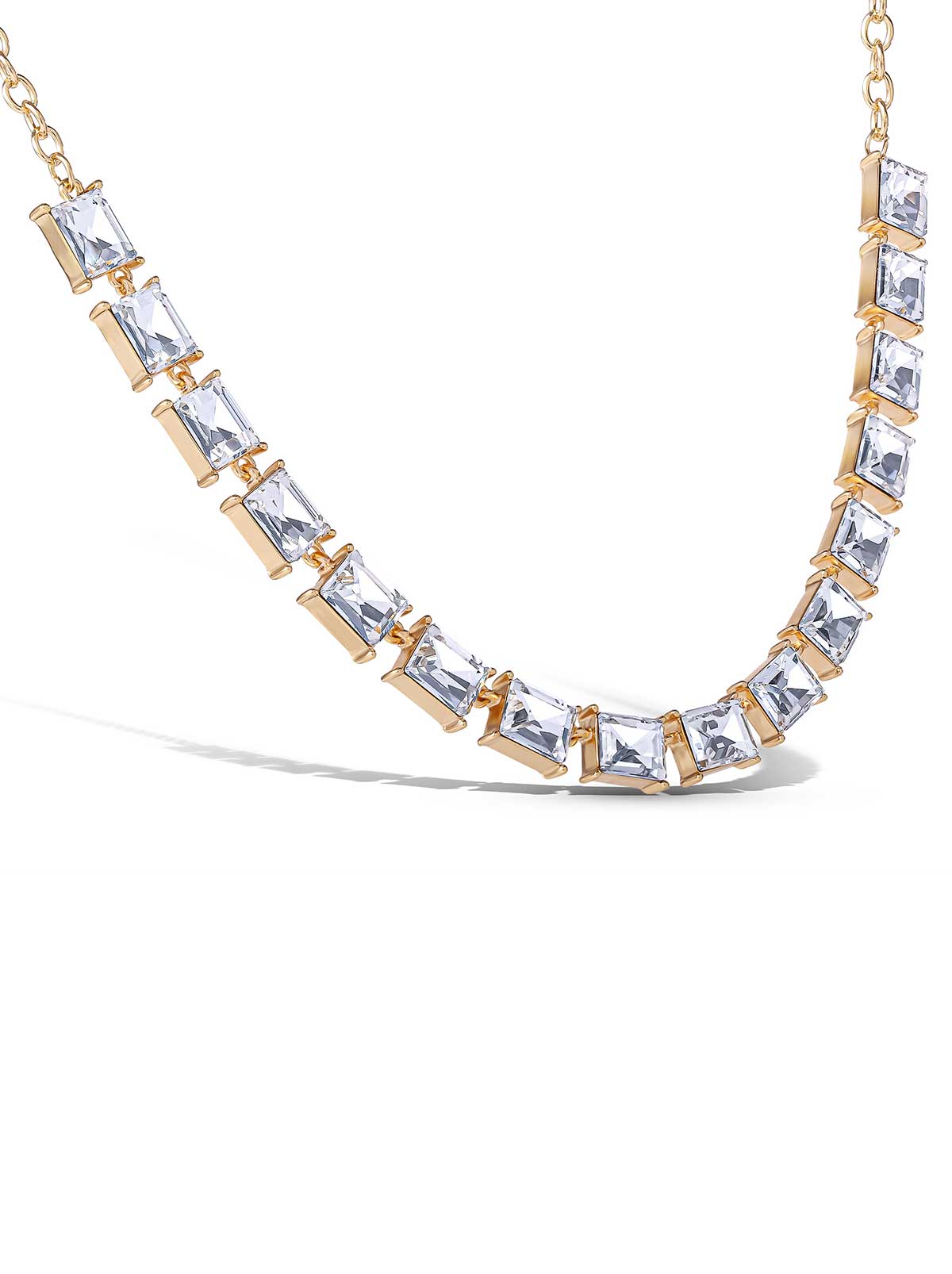 Jessica Simpson Crystal Stone Frontal Necklace