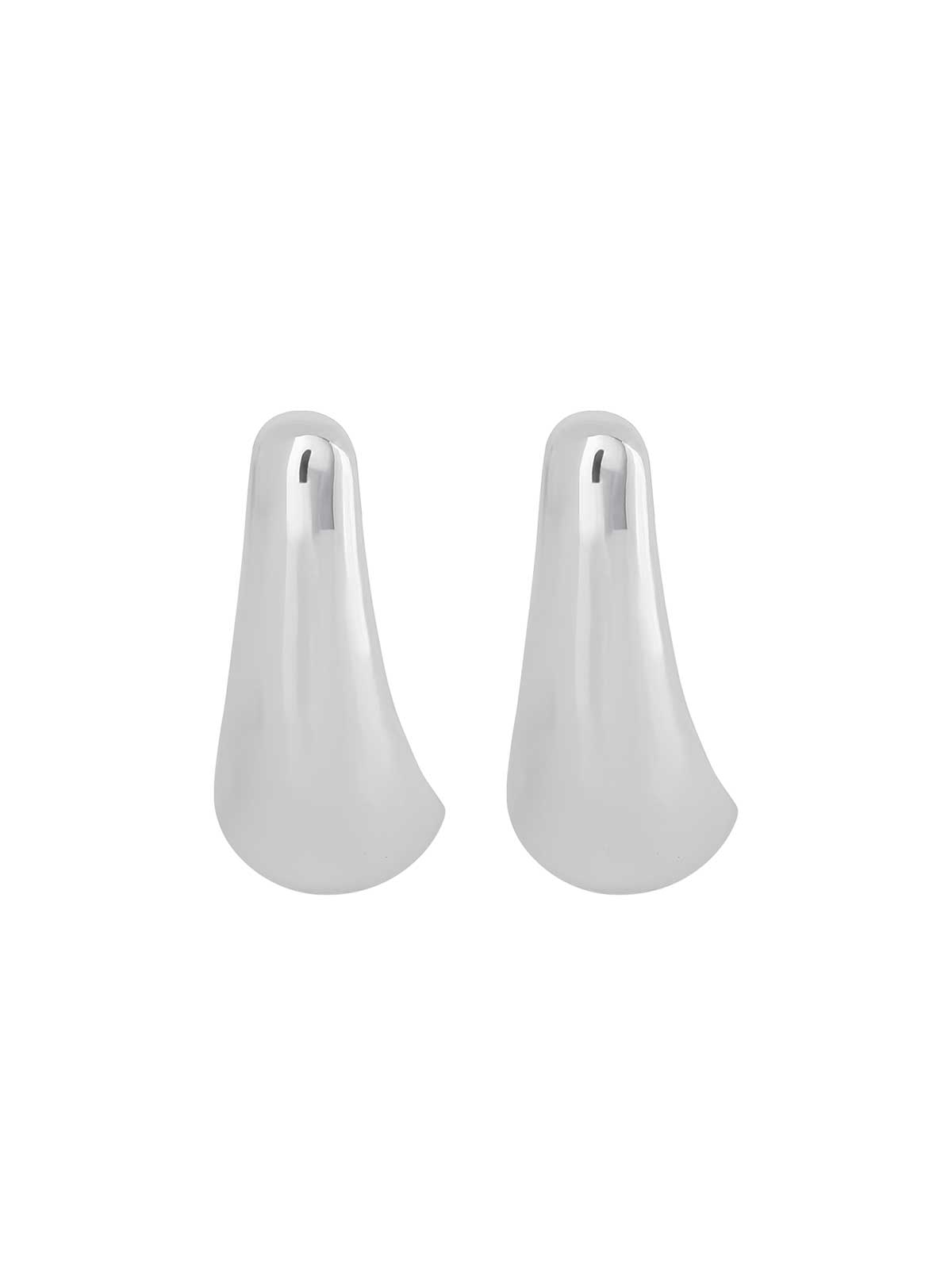 Jessica Simpson Sculpted Teardrop Hoop Earrings