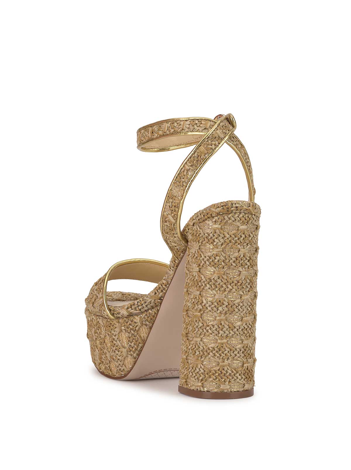 Jessica Simpson Axtyn Platform in Natural Raffia