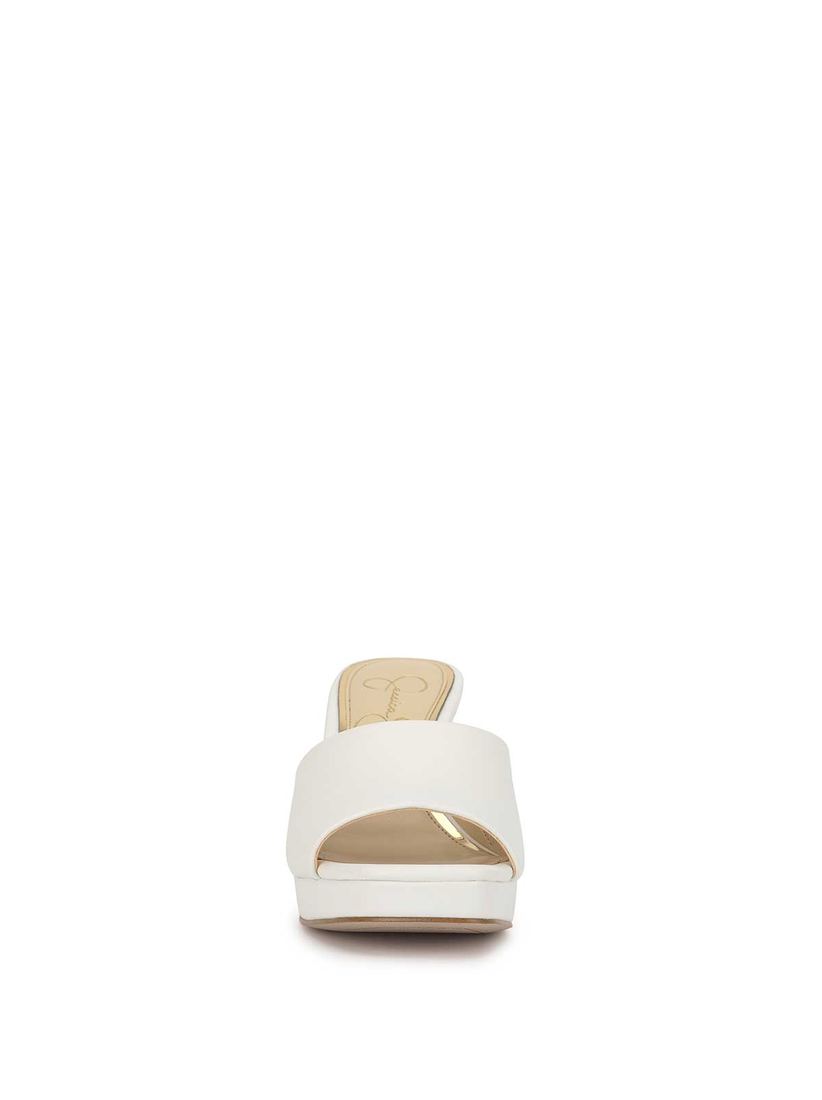 Jessica Simpson Elyzza High Heel Slide in Bright White