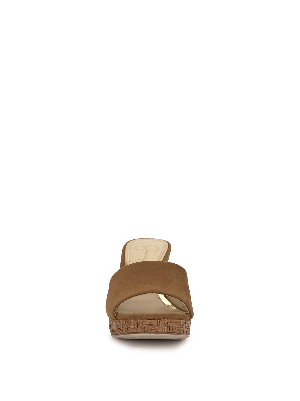 Jessica Simpson Elyzza High Heel Slide in Tuscan Tan