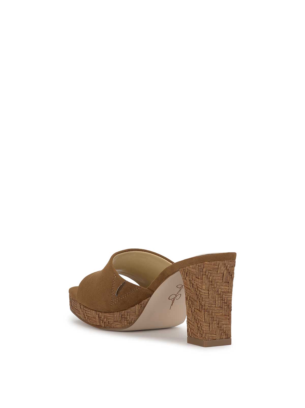 Jessica Simpson Elyzza High Heel Slide in Tuscan Tan