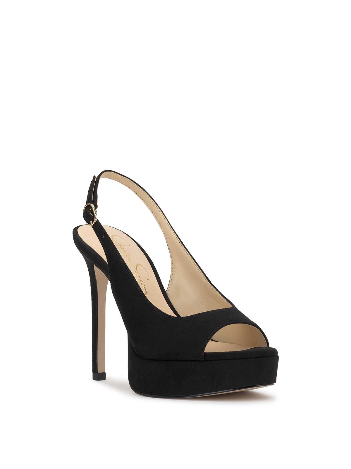 Jessica Simpson Sibilla High Heel in Black Suede