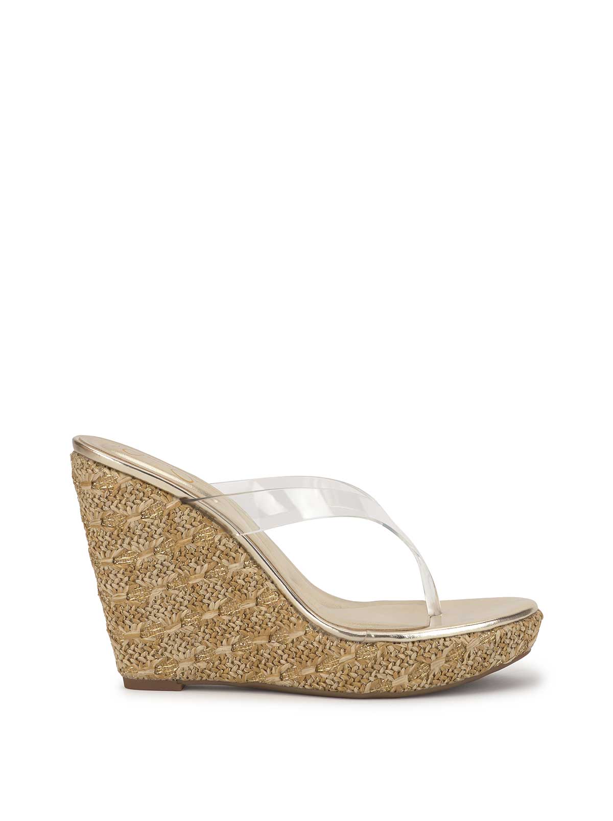 Jessica Simpson Jyseta Wedge in Clear