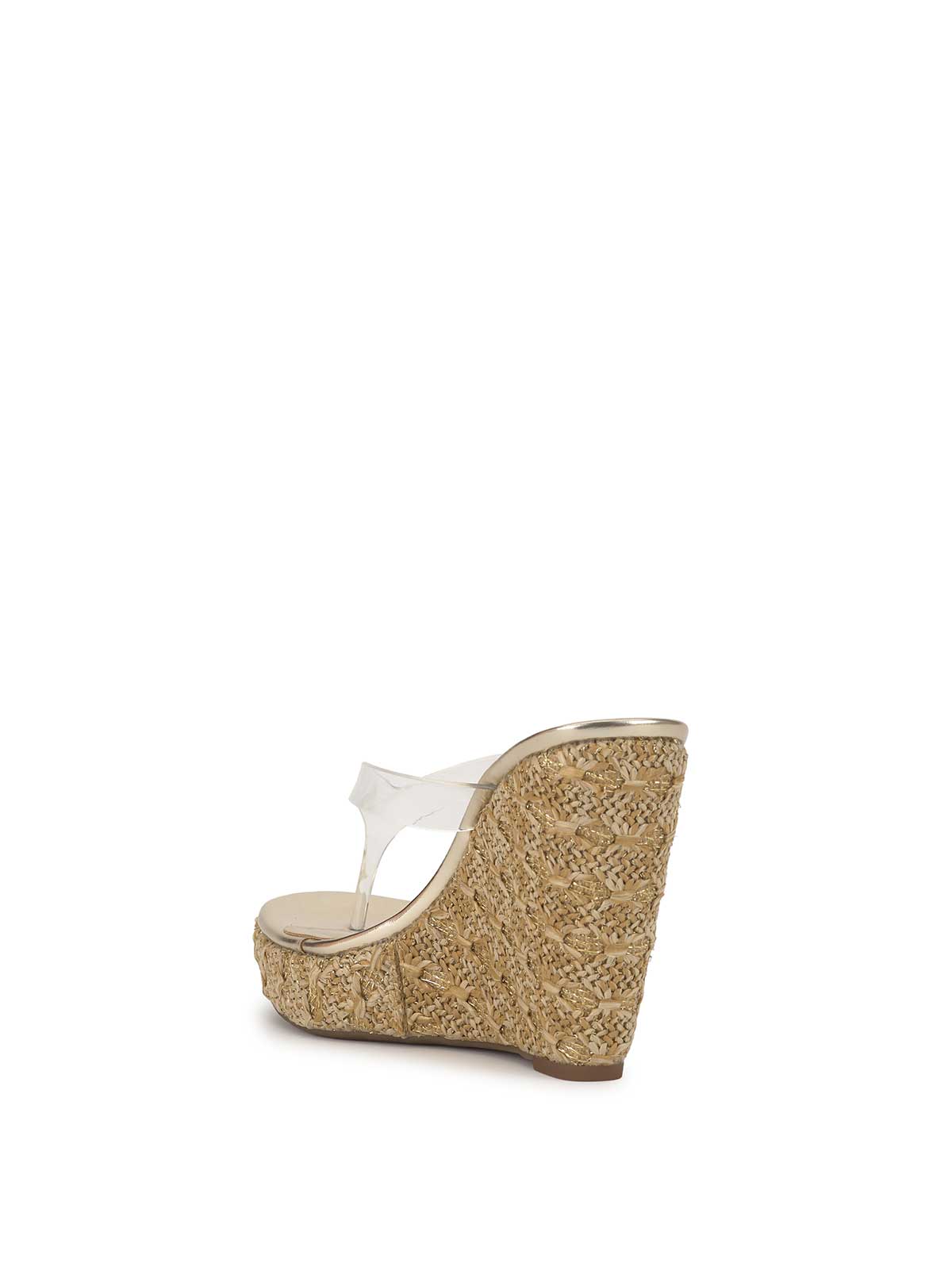 Jessica Simpson Jyseta Wedge in Clear