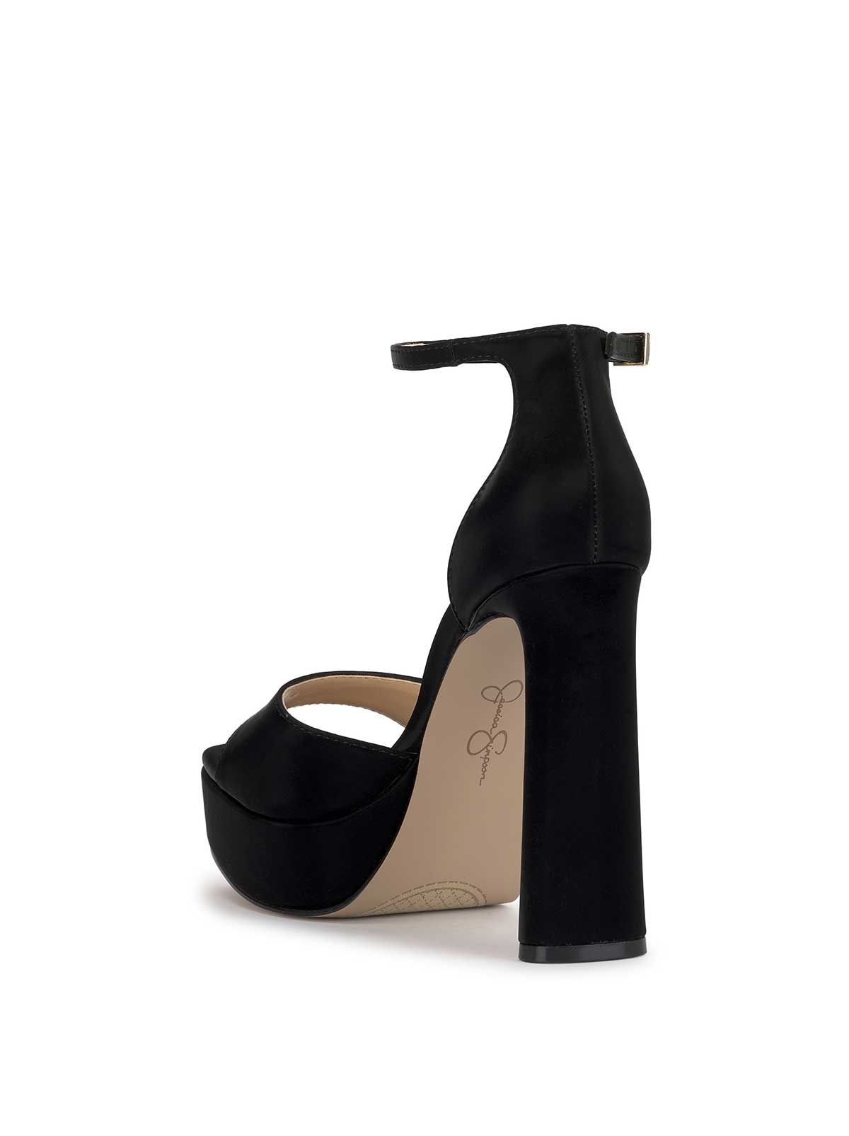 Jessica Simpson Telxia Ankle Strap Platform Sandal in Black