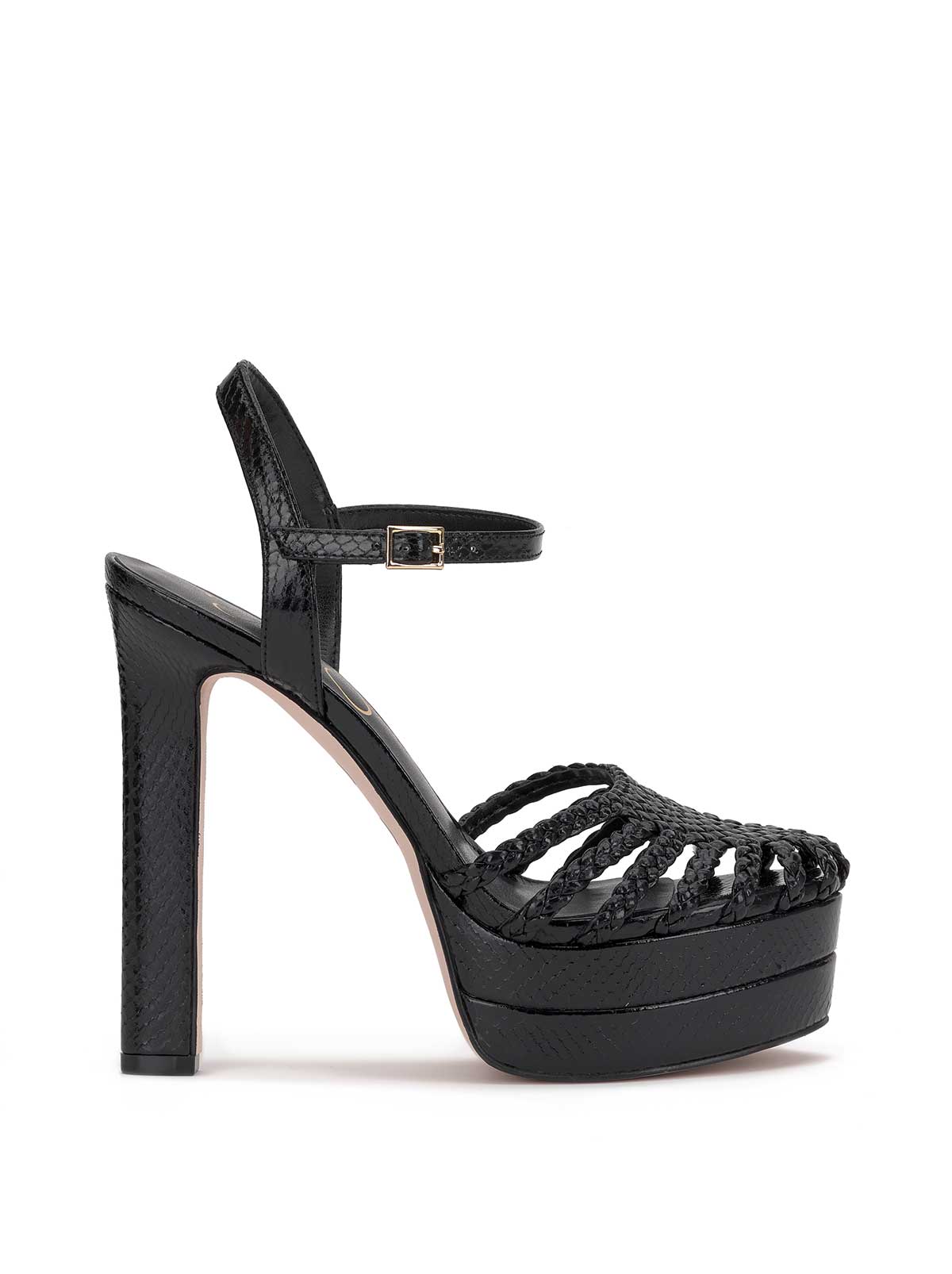Jessica Simpson Inaia Braided Platform Sandal in Black