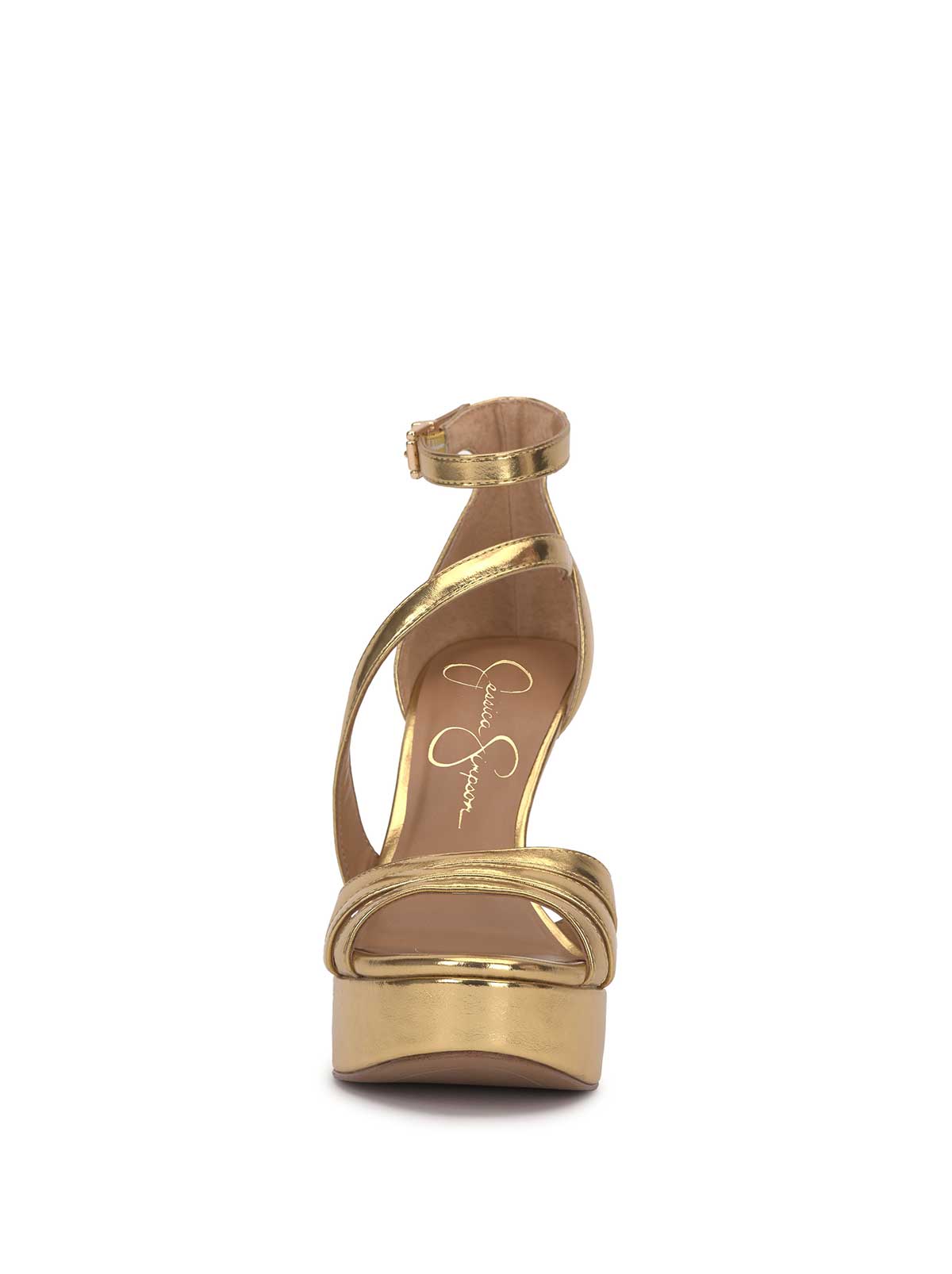 Jessica Simpson Shyremin Platform Sandal in Gold