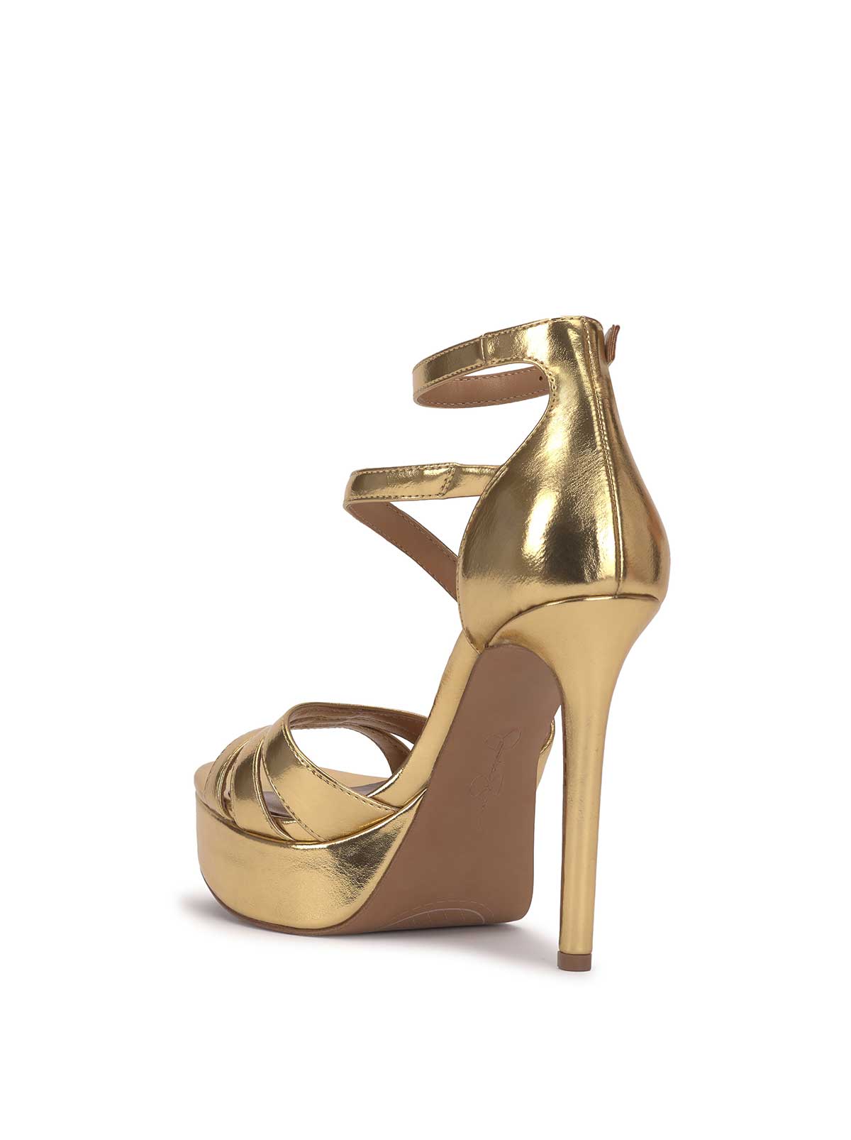 Jessica Simpson Shyremin Platform Sandal in Gold