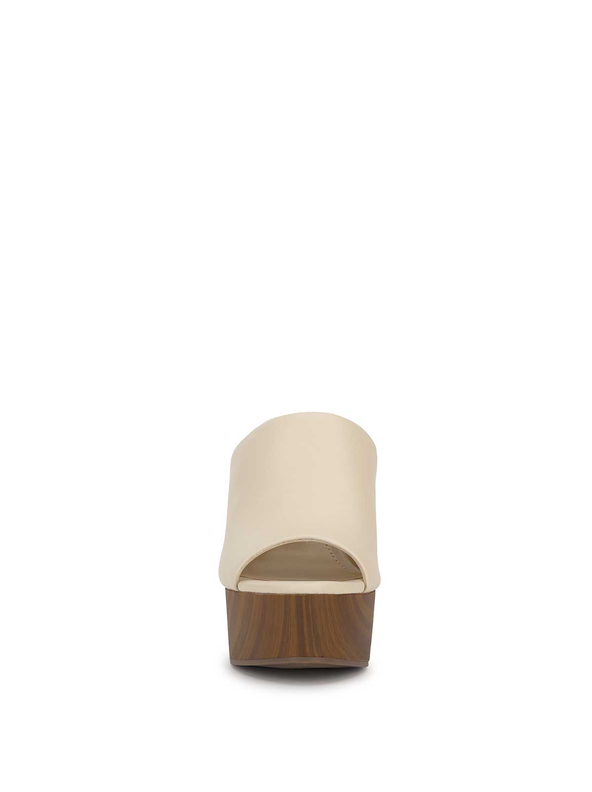 Jessica Simpson Shelbie Platform Slide in Soft Ivory