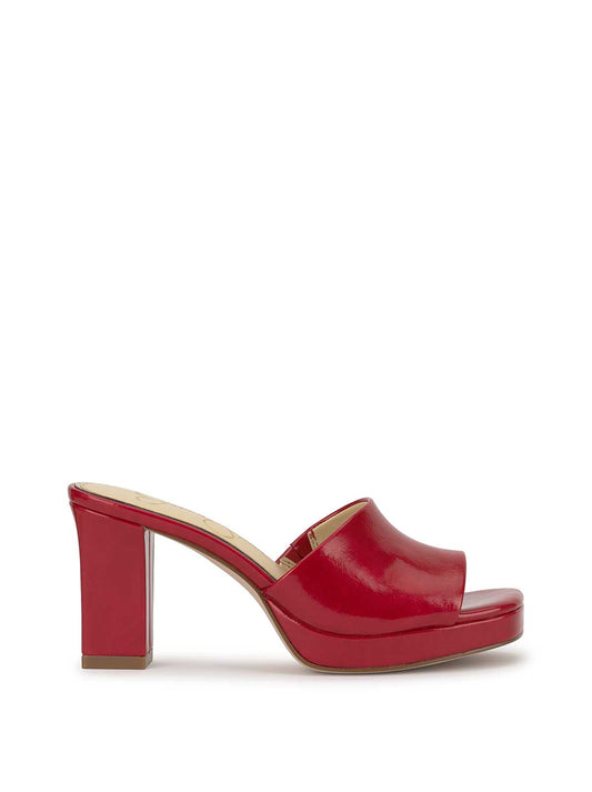 Jessica Simpson Elyzza High Heel Slide in Red Muse