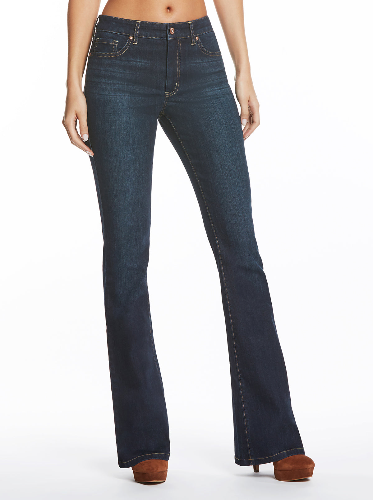 Jessica Simpson Adored High Rise Flare in Flawless