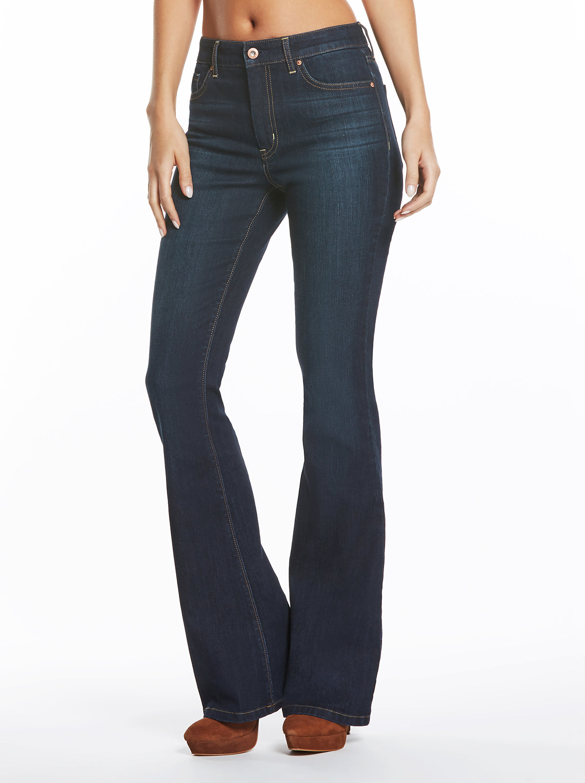 Jessica Simpson Adored High Rise Flare in Flawless