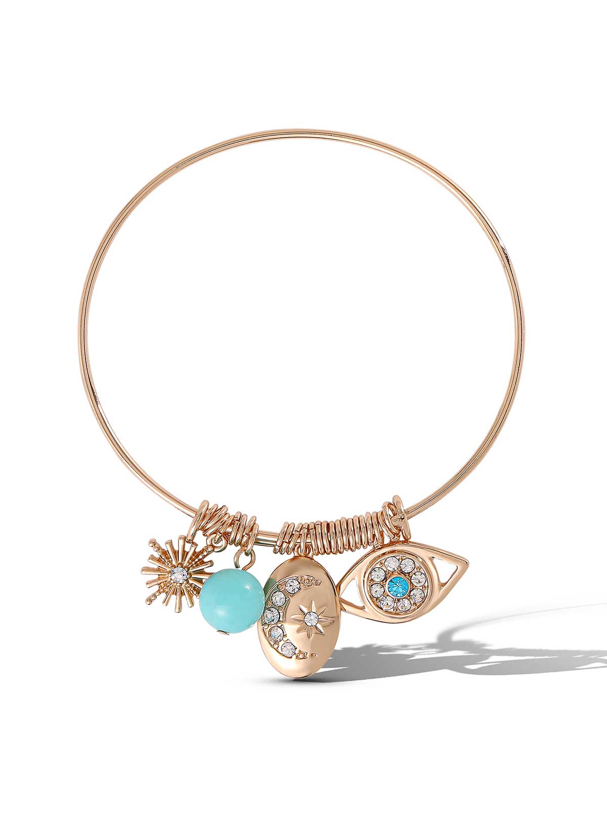Jessica Simpson Turquoise Charms Bangle