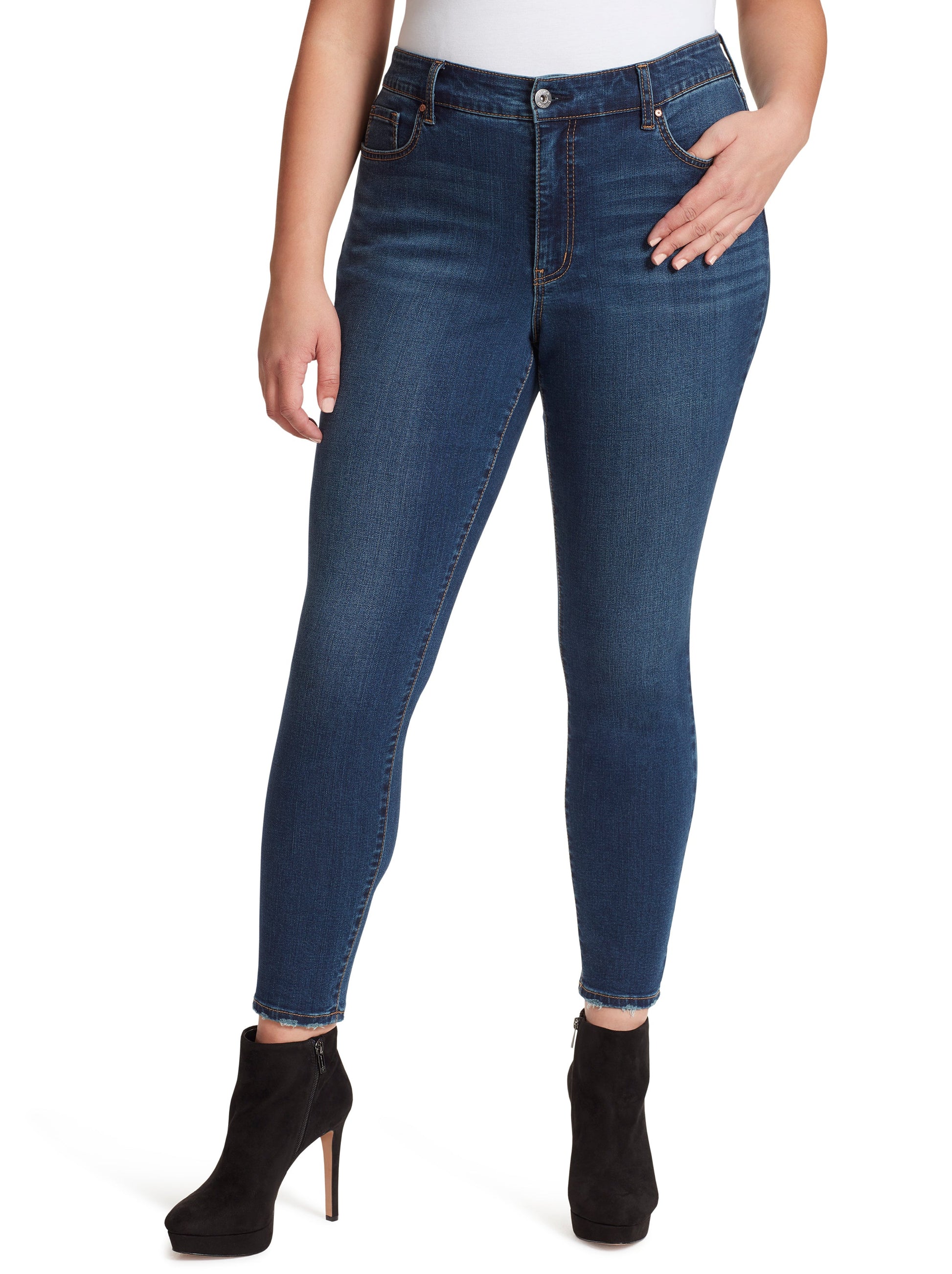 Jessica Simpson Adored High Rise Ankle Skinny Jeans in Mia