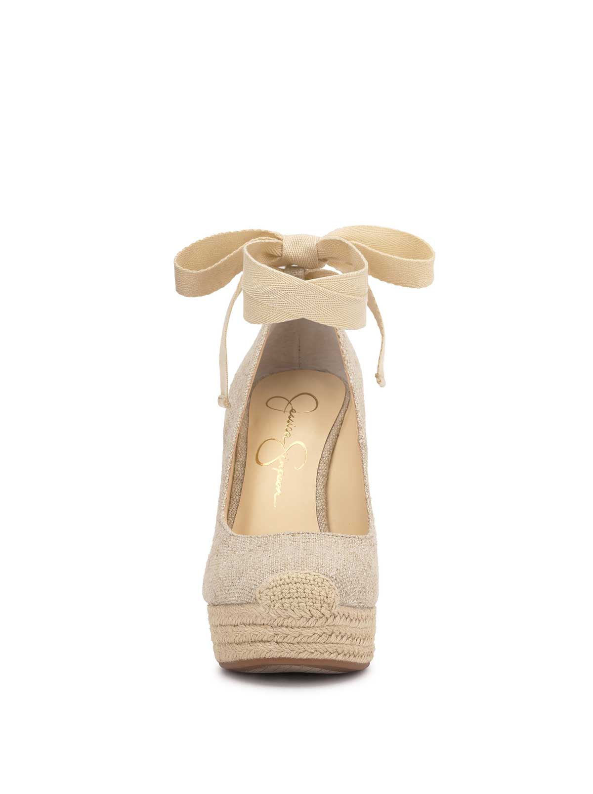 Jessica Simpson Zexie Platform Wedge in Natural