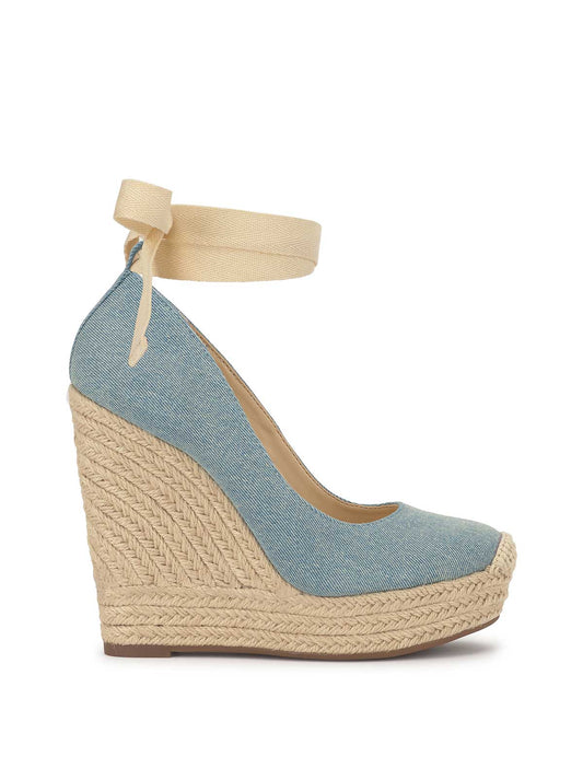 Jessica Simpson Zexie Platform Wedge in Denim
