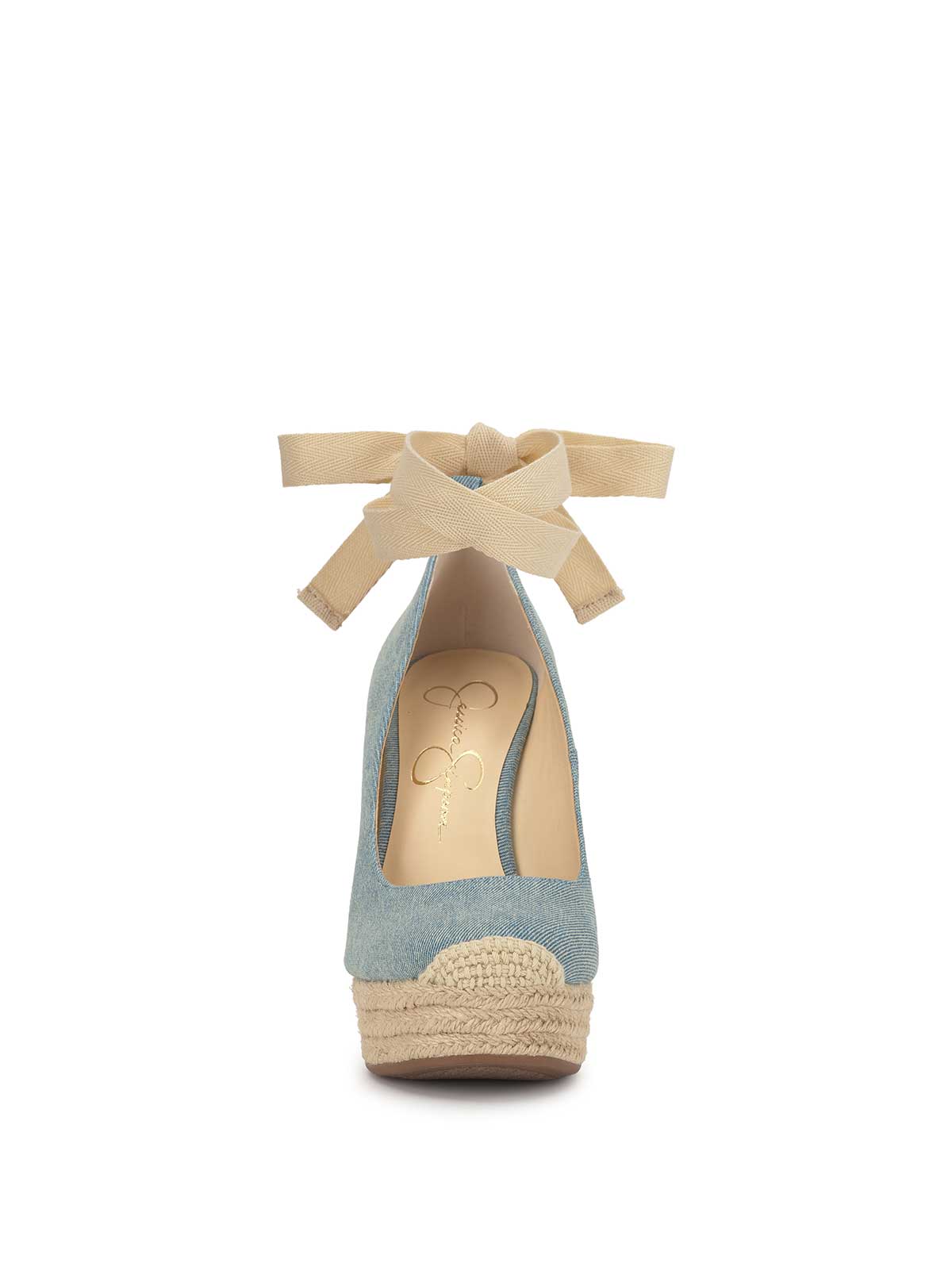 Jessica Simpson Zexie Platform Wedge in Denim