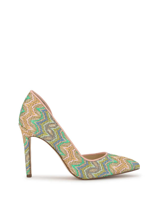 Jessica Simpson Prizma D'Orsay Pump in Raffia Chevron