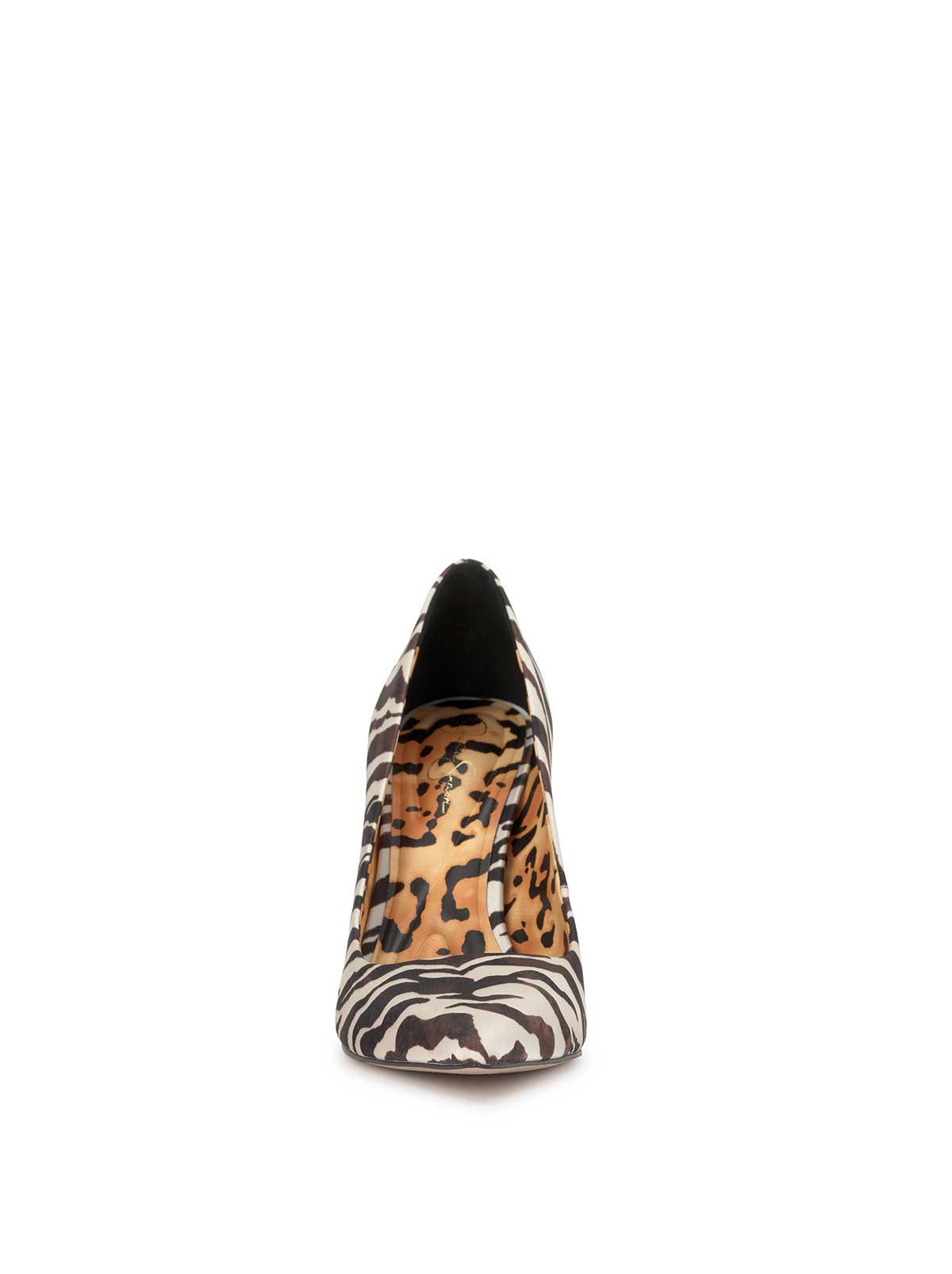 Jessica Simpson Omissia High Heel in Brown Zebra