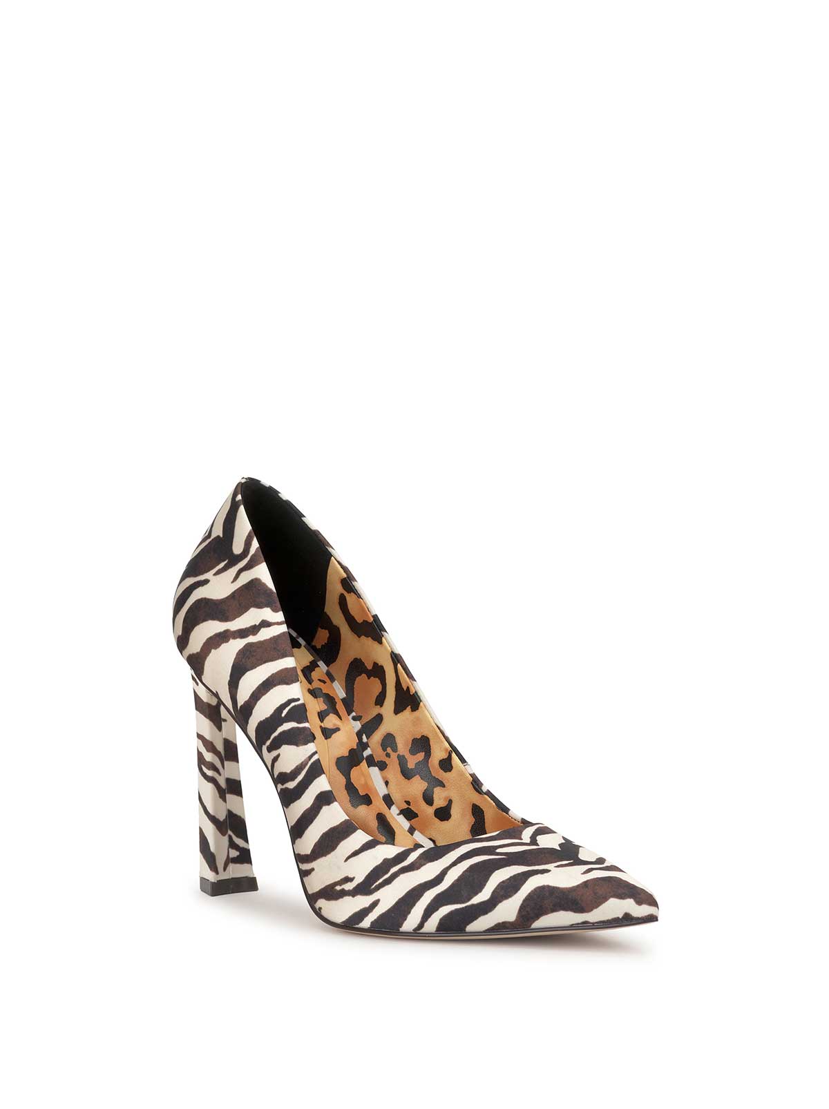Jessica Simpson Omissia High Heel in Brown Zebra