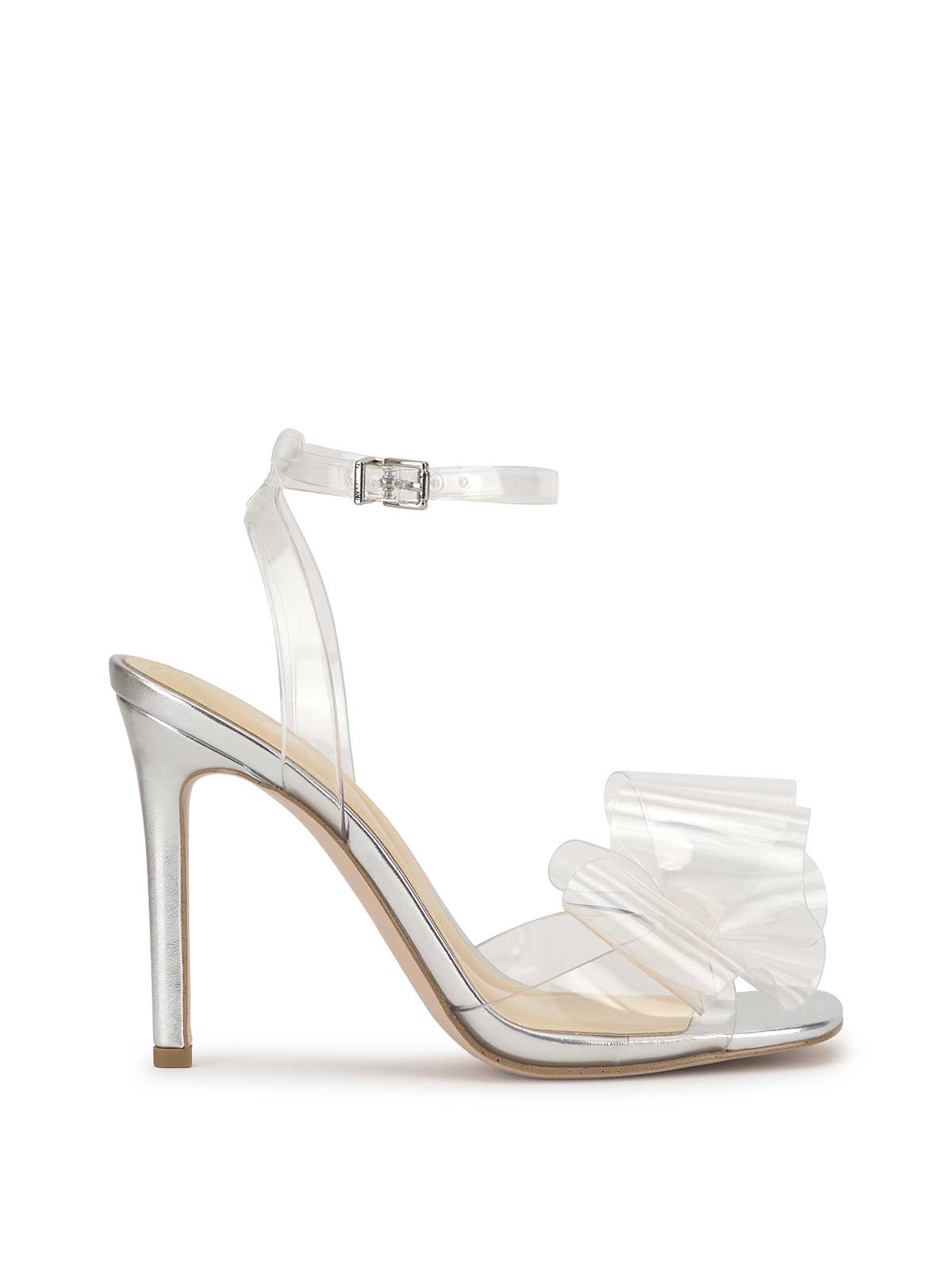 Jessica Simpson Olivine High Heel in Clear & Silver