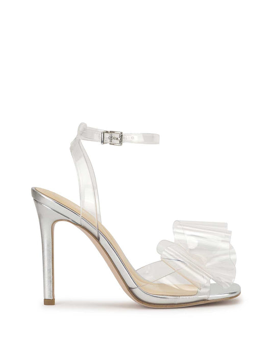 Jessica Simpson Olivine High Heel in Clear & Silver