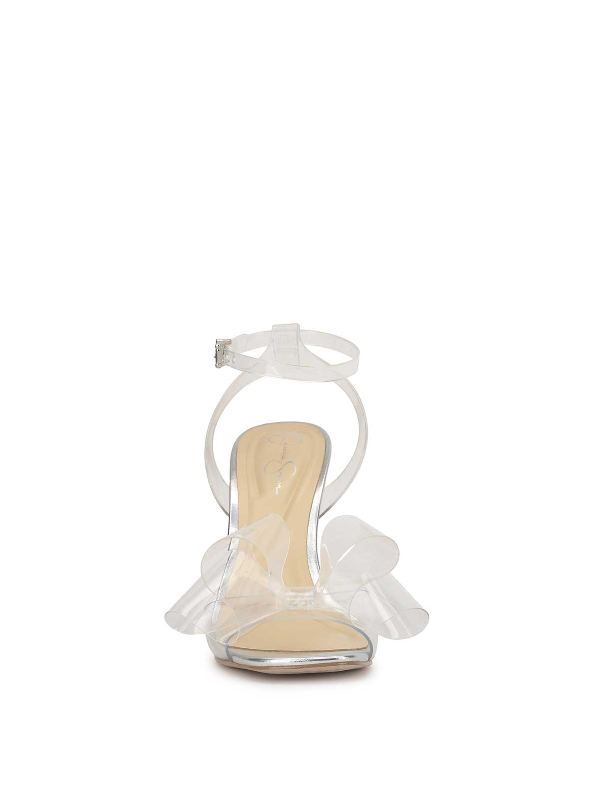 Jessica Simpson Olivine High Heel in Clear & Silver