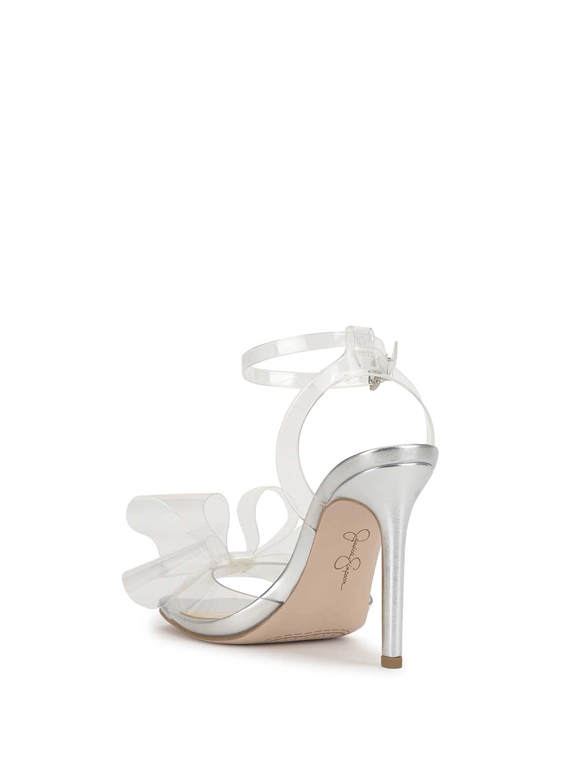 Jessica Simpson Olivine High Heel in Clear & Silver
