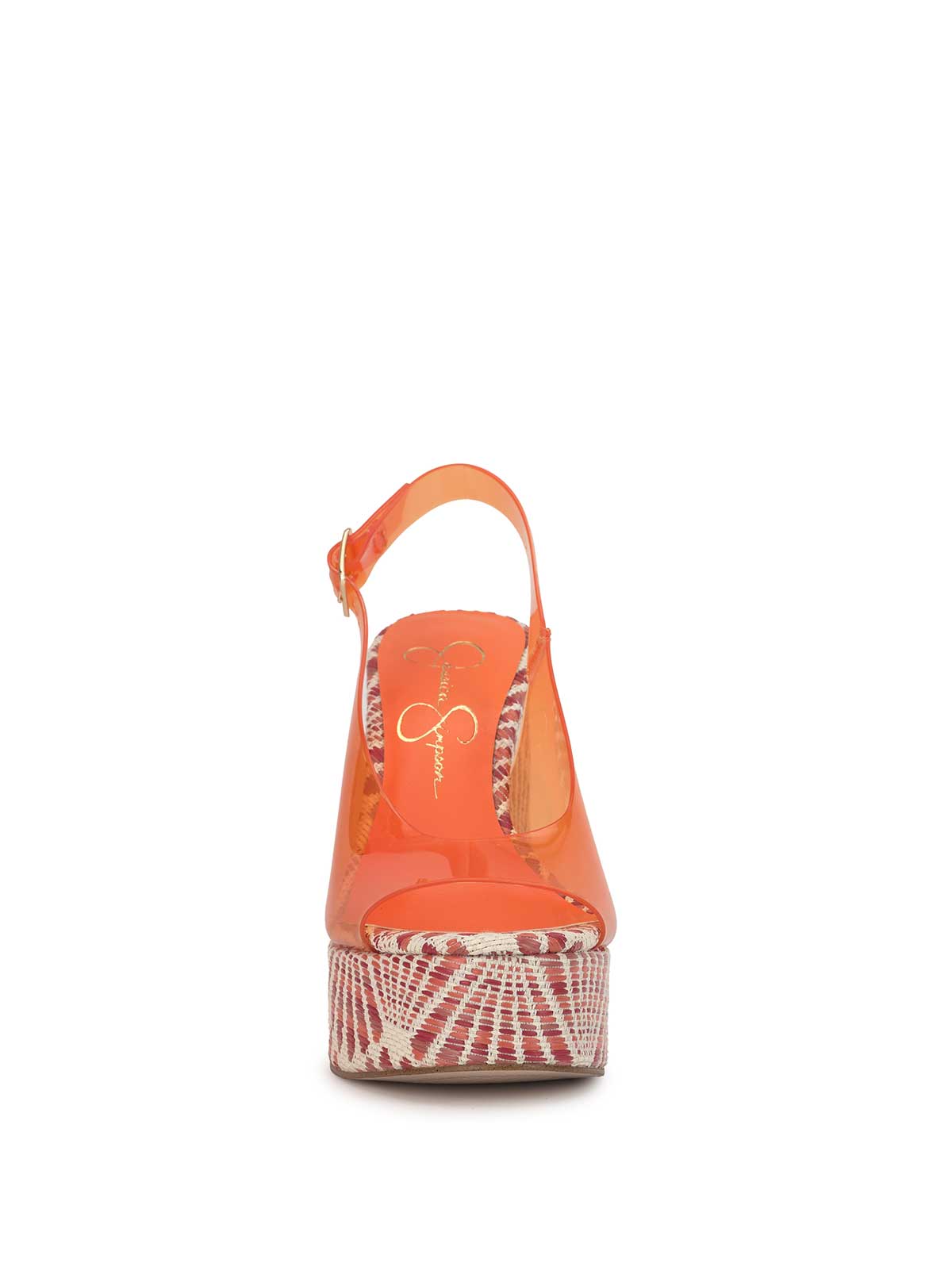 Jessica Simpson Kaliese Wedge in Tangerine