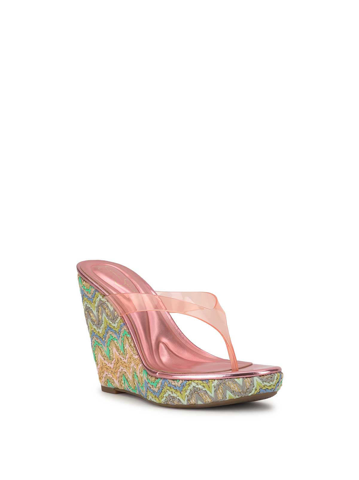 Jessica Simpson Jyseta Wedge in Cameo Pink
