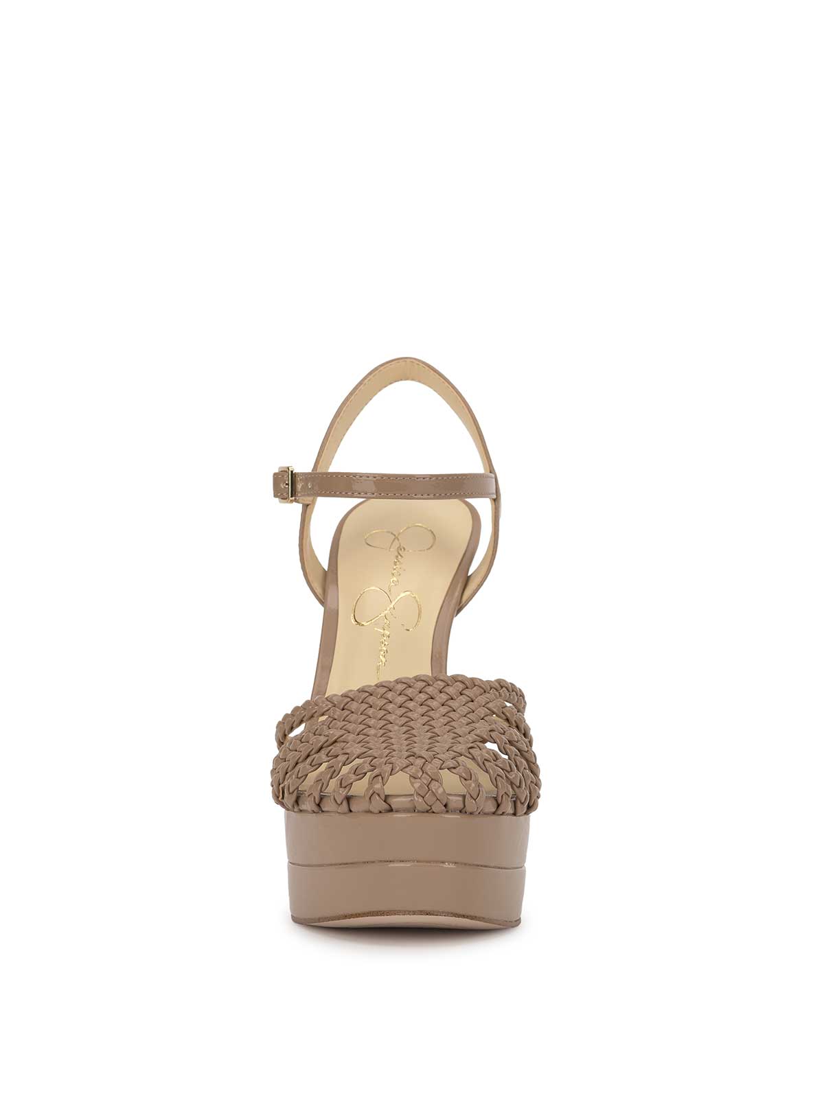 Jessica Simpson Inaia Braided Platform Sandal in Chai Latte