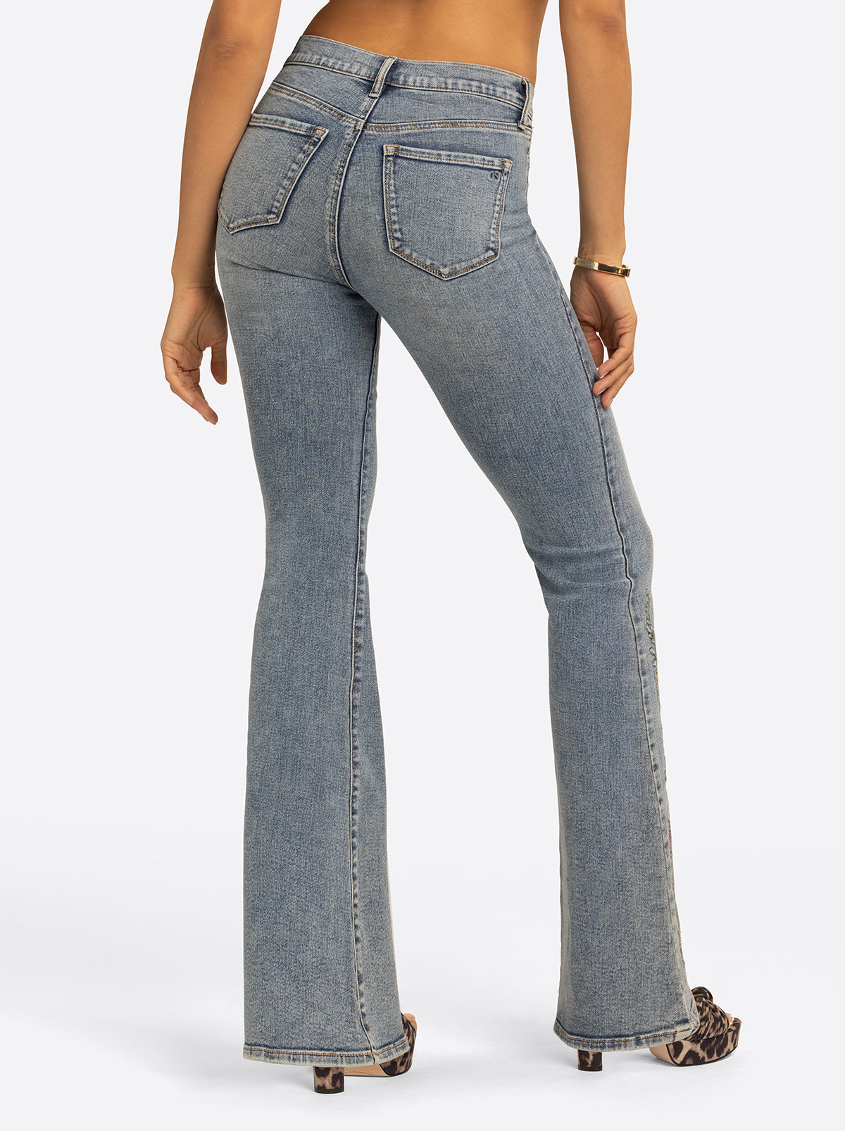 Jessica Simpson JS Jessica Simpson Hollywood High Rise Flare Jean in Boone