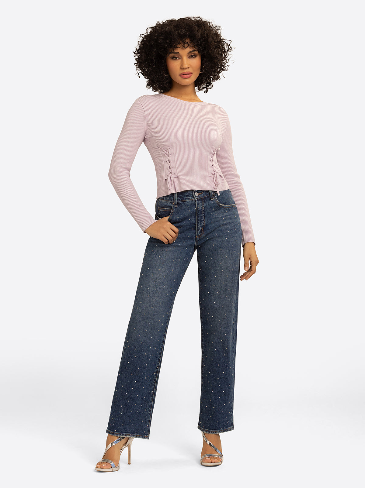 Jessica Simpson JS Jessica Simpson Taira Top in Lavender Frost