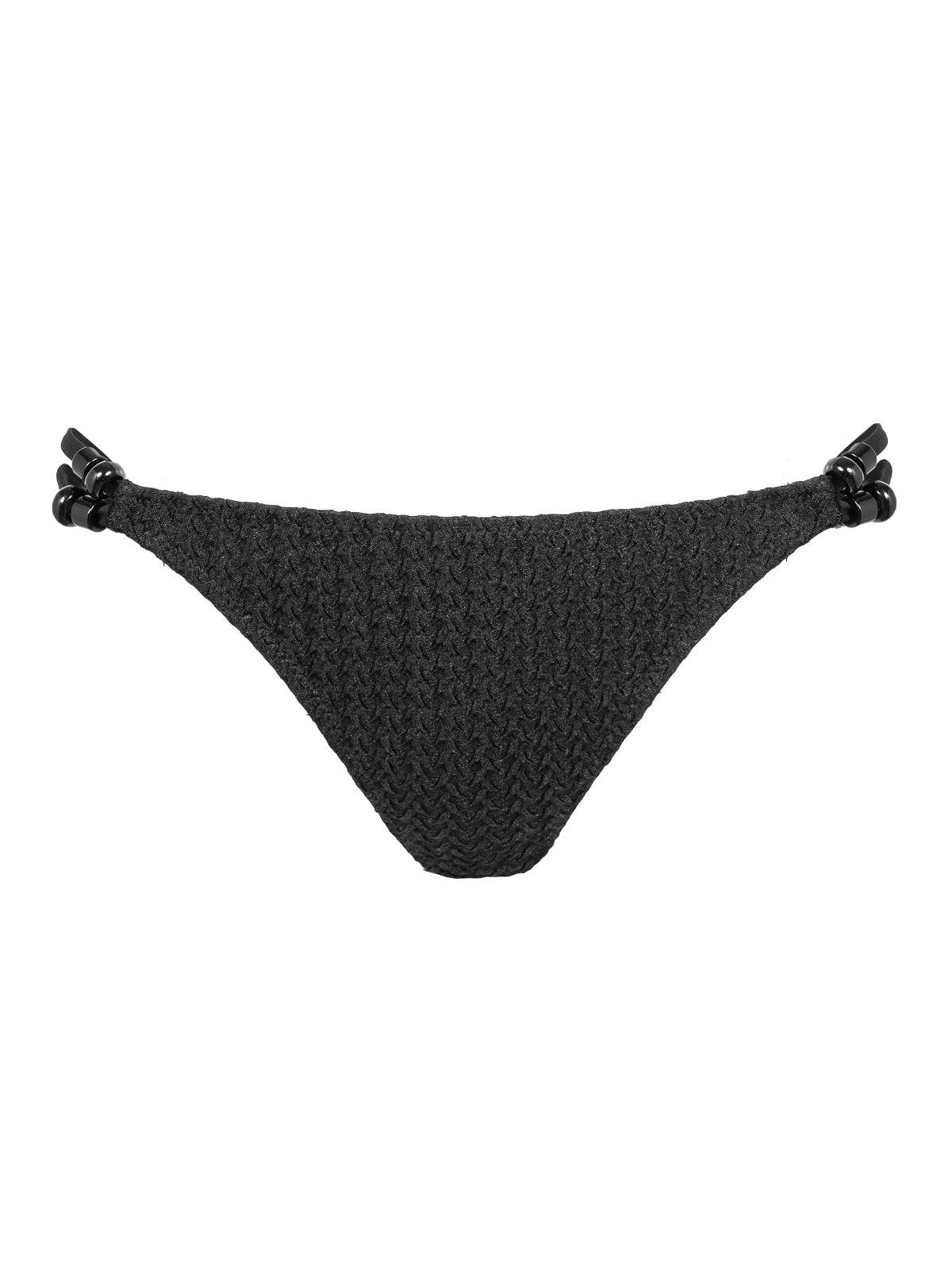 Jessica Simpson Strappy Bikini Bottom in Black