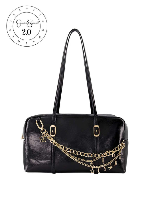 Jessica Simpson Jessica Simpson 2.0 Grayson Shoulder Bag in Meteorite