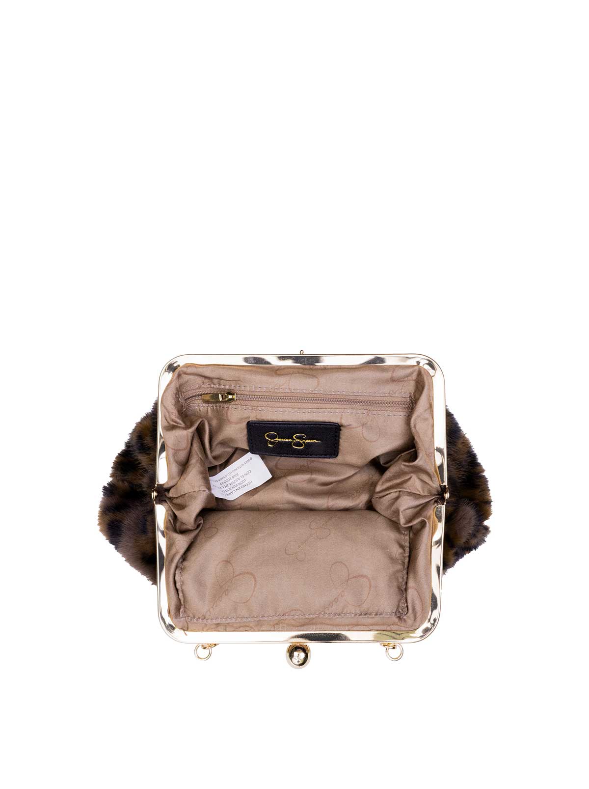 Jessica Simpson Jessica Simpson 2.0 Zoe Frame Clutch in Leopard
