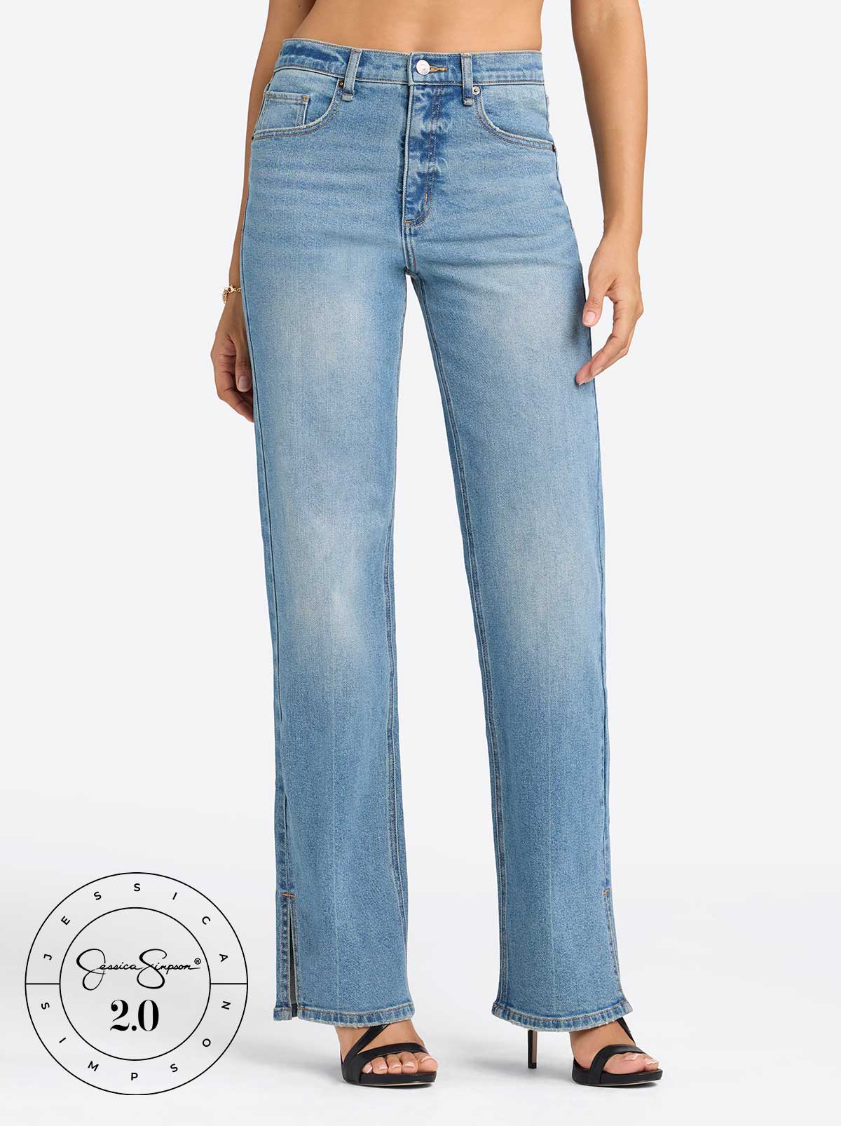Jessica Simpson Jessica Simpson 2.0 Joan Stovepipe Jeans in Rustic