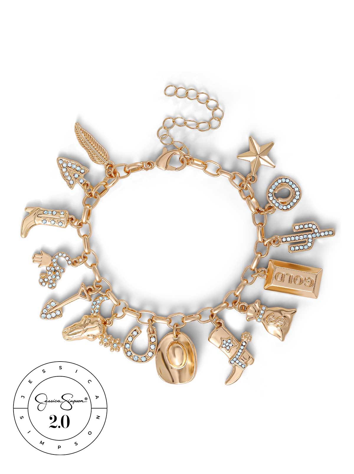 Jessica Simpson Jessica Simpson 2.0 Charms Bracelet