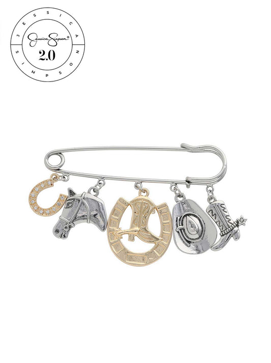 Jessica Simpson Jessica Simpson 2.0 Western Charm Pin Brooch