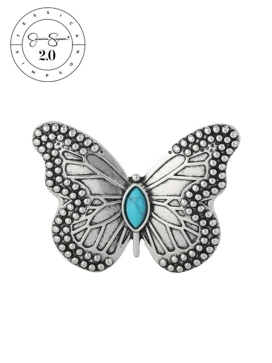Jessica Simpson Jessica Simpson 2.0 Butterfly Turquoise Brooch