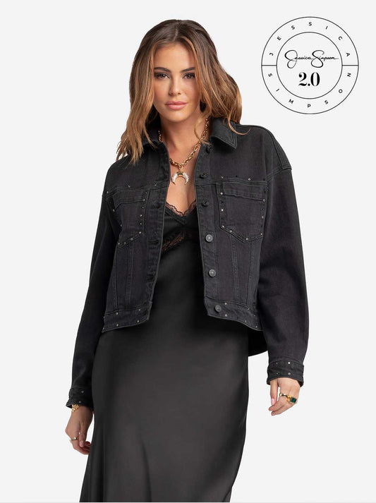 Jessica Simpson Jessica Simpson 2.0 Trucker Jacket in Luminous