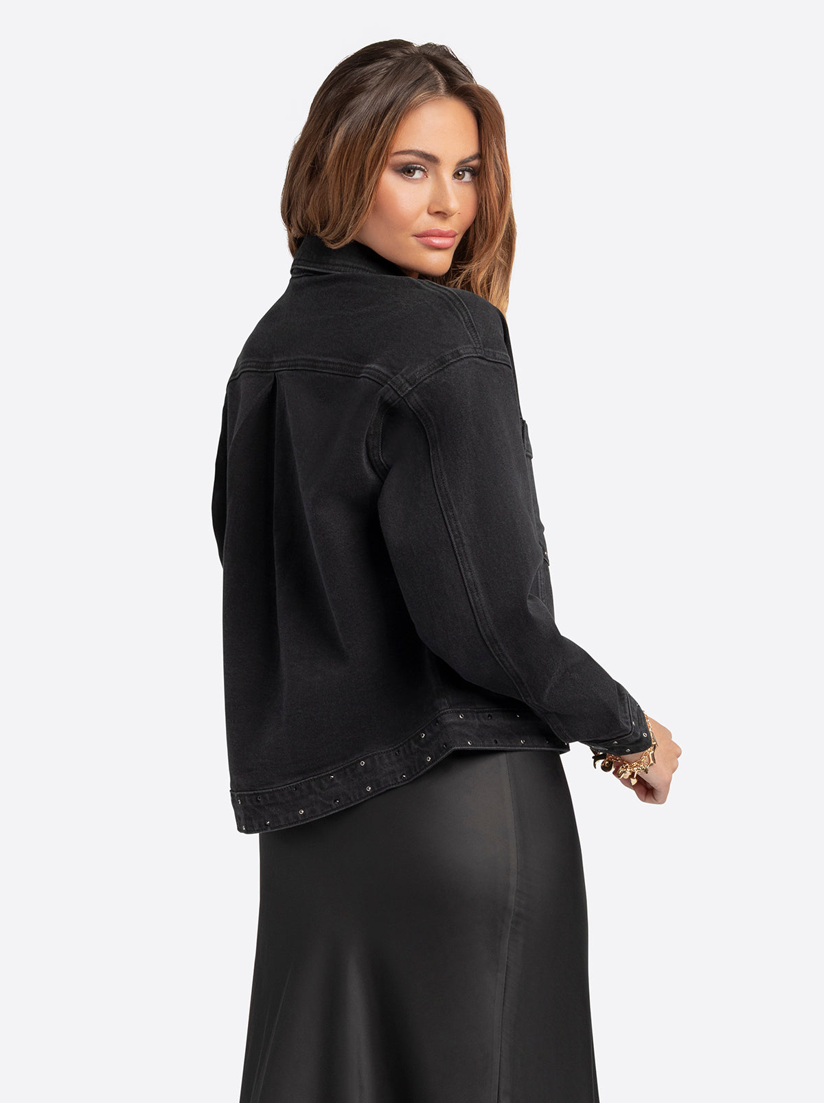 Jessica Simpson Jessica Simpson 2.0 Trucker Jacket in Luminous