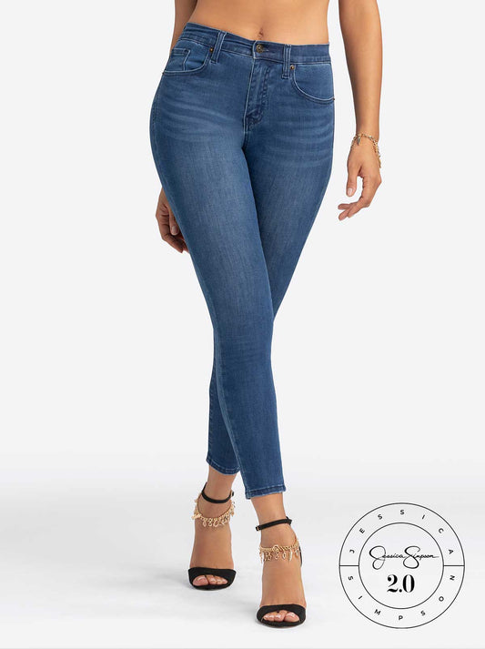 Jessica Simpson Jessica Simpson 2.0 Debbie High Rise Skinny Jeans in Brook